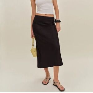 Reformation Layla Linen skirt
